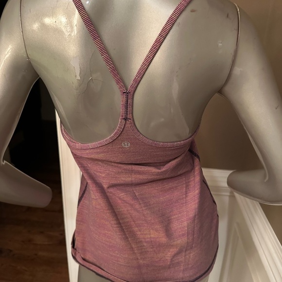 Lululemon Purple/Grey Racerback Tank Top Sz 8 - Picture 4 of 5